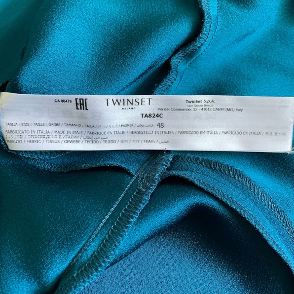 Chic short dress in turquoise blue - Picture 7 of 9